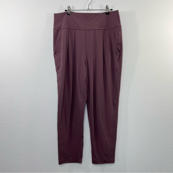 Athleta‎ Elation Pant Mauve Women’s activewear size Large - Picture 2 of 10